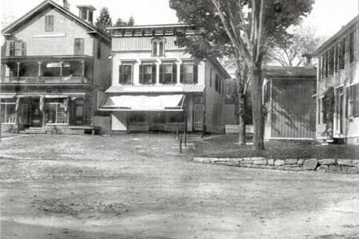 Essex Square. Prior to 1910. Miner Building; Samuel Ingersoll Building; Benjamin Williams Jr. House.